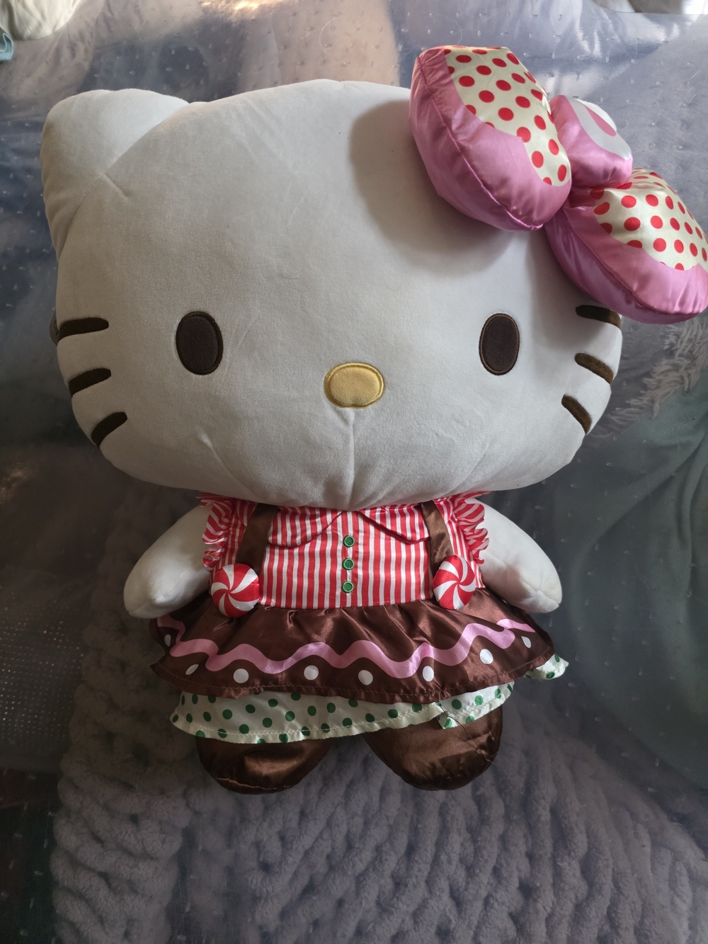 Hello Kitty Pink Brown Layered Ruffle Skirt - Kids Bottoms